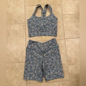 Colorful Floral Activewear Set